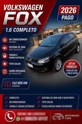 VOLKSWAGEN FOX 1.6 MI PRIME 8V FLEX 4P MANUAL VOLKSWAGEN FOX 1.6 MI PRIME 8V FLEX 4P MANUAL